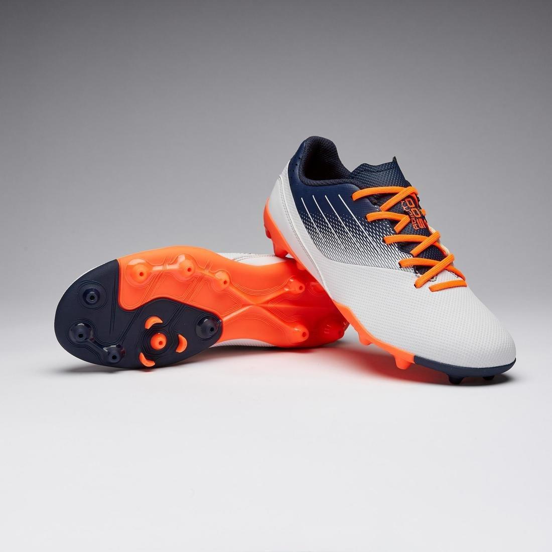 Unisex Kids Agility 500 Mg Dry Pitch Low-Top Football Boots , Grey, , large image number 12