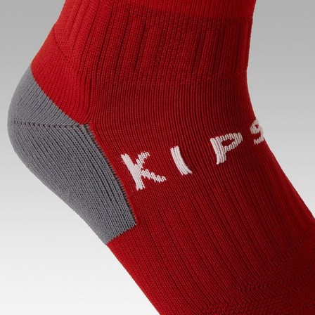 KIPSTA - EU 27-30  Kids' Football Socks Viralto Club, Scarlet Red