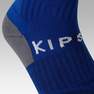 KIPSTA - جوارب كرة قدم للأطفال فيرالتو كلوب مقاس 35-38 أوروبي، أسود