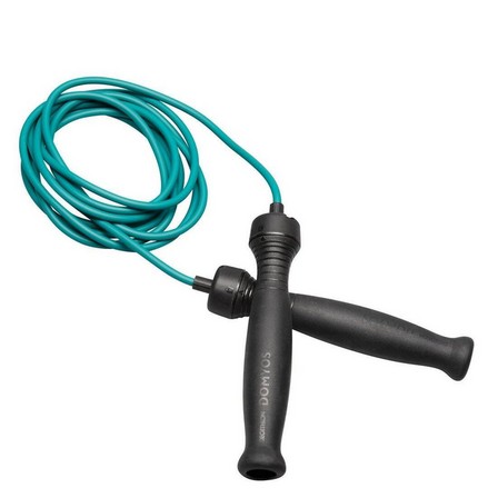 DOMYOS - Rubber Skipping Rope JR500, Green