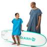 OLAIAN - Small  Kids' Surf Poncho 100 (2 Sizes), Turquoise Blue