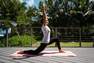 KIMJALY - W26 L30 Women's Eco-Designed Gentle Yoga Leggings, Black