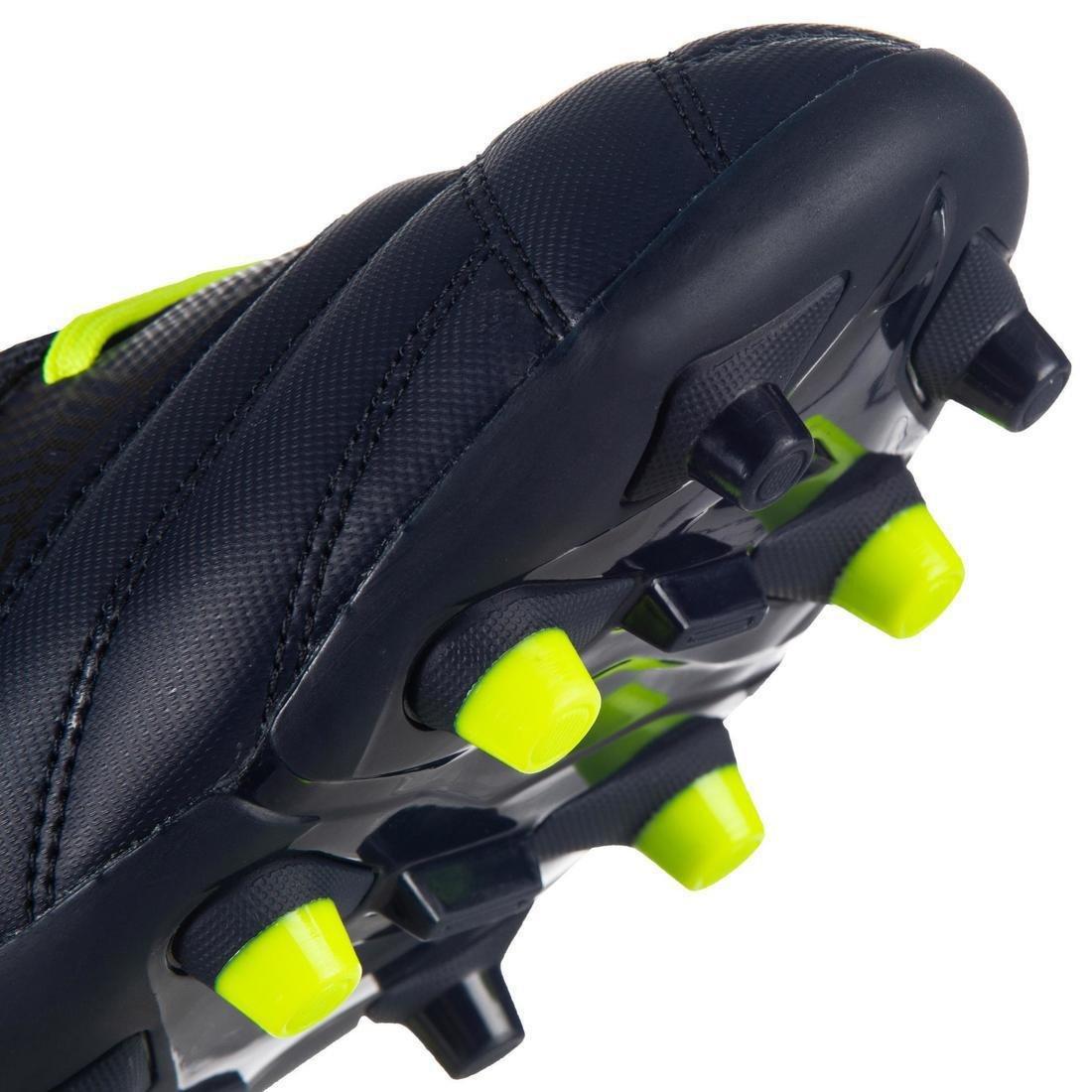 EU 40  Firm Ground Moulded Rugby Boots Density R100 FG, Asphalt Blue, , large image number 4