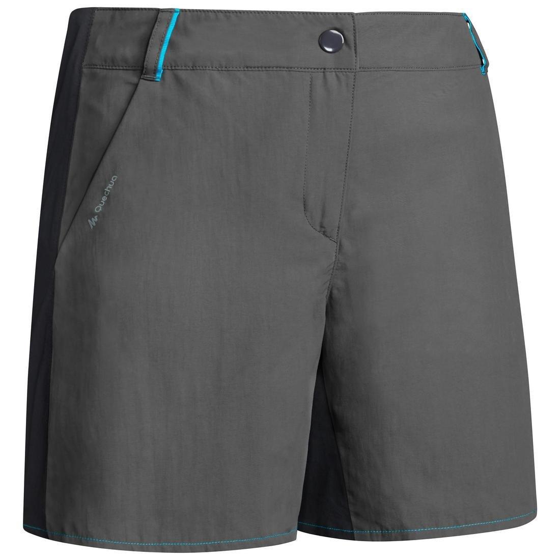 Womens Mountain Walking Shorts - Mh100, Grey, , large image number 0