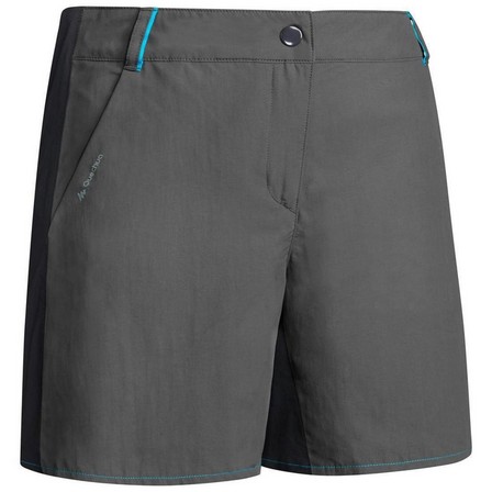 QUECHUA - M/L  Women's Walking Shorts, Charcoal Grey