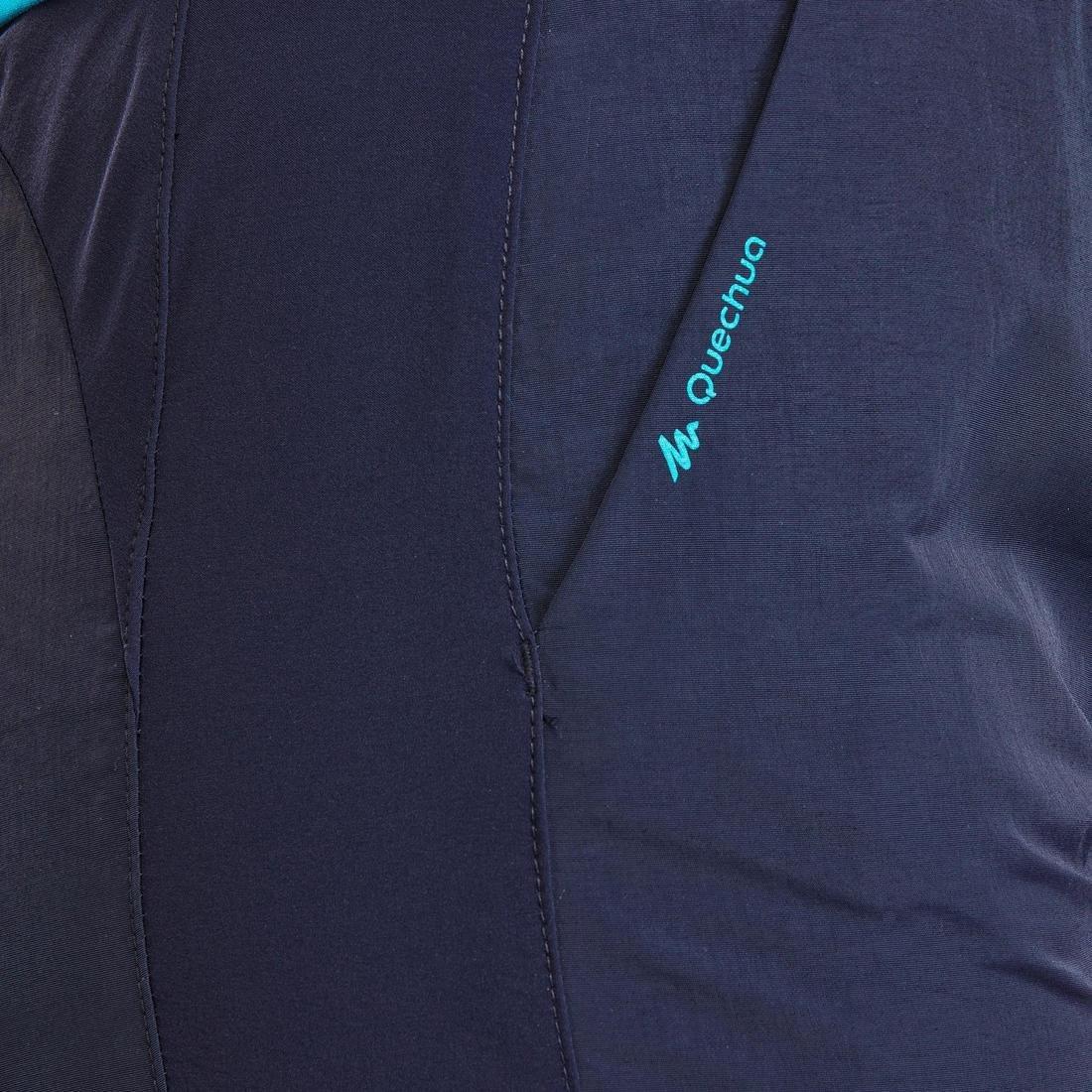شورت نسائي للمشي على الجبال - م.هـ 100، أزرق، مقاس L/XL, , large image number 4