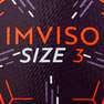 IMVISO - 58 كرة قدم الصالات ف.س. 100- مقاس 58 سم (مقاس 3)، برتقالي دموي