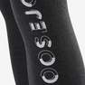 DOMYOS - 5-6Y Girls' Gym Leggings 100 - Printed, Carbon Grey