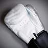 OUTSHOCK - 12 Oz  Muay Thai Leather Gloves 500 - Black/Silver