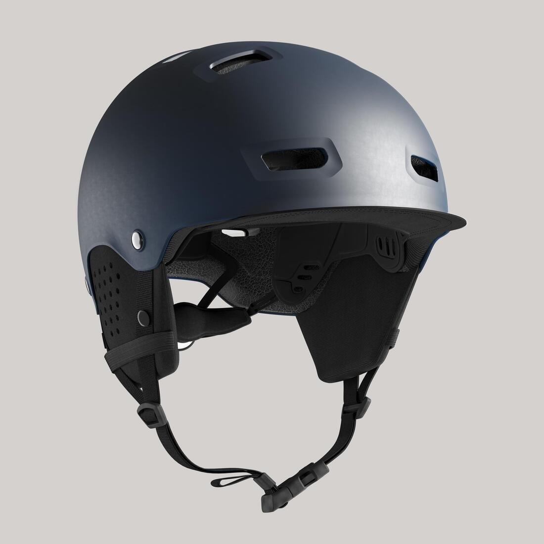 59-62 cm  500 Urban Cycling Bowl Helmet, Dark Blue, , large image number 4