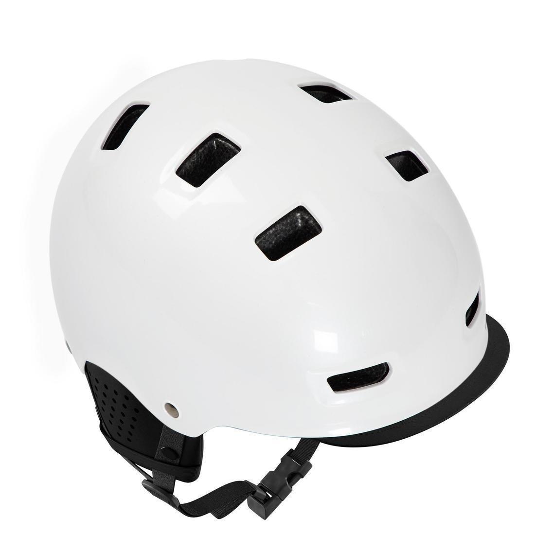 59-62 cm  500 Urban Cycling Bowl Helmet, Dark Blue, , large image number 14