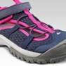 QUECHUA - EU 38-39  Kids' Walking Sandals - Blue/Pink - JR size 10 to 6, Navy Blue