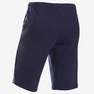 DOMYOS - 5-6Y  Boys' Breathable Cotton Gym Shorts 500, Black