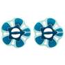 NABAIJI - Pair of Aquafit Pullpush Dumbbells Flower L Blue