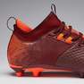 KIPSTA - EU 47  Adult Firm Ground Football Boots Agility 900 Mesh MiD, Fluo Blood Orange