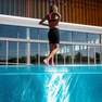 NABAIJI - Medium  Aquabottom Aquafitness Long Swim Shorts, Black