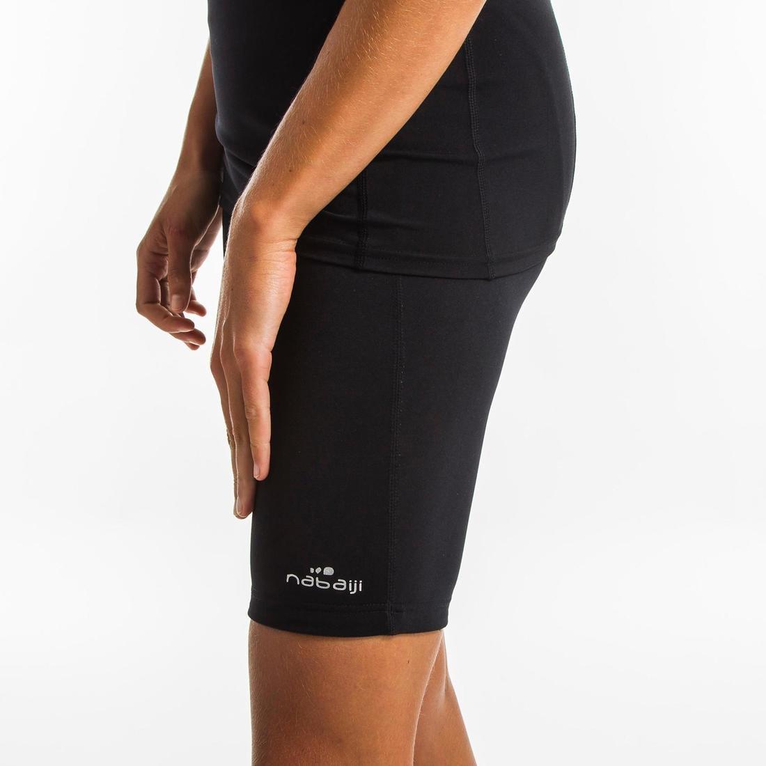 Womens Aquafitness Jammer Swimsuit Shorts Anna, Black, No Color, large image number 2