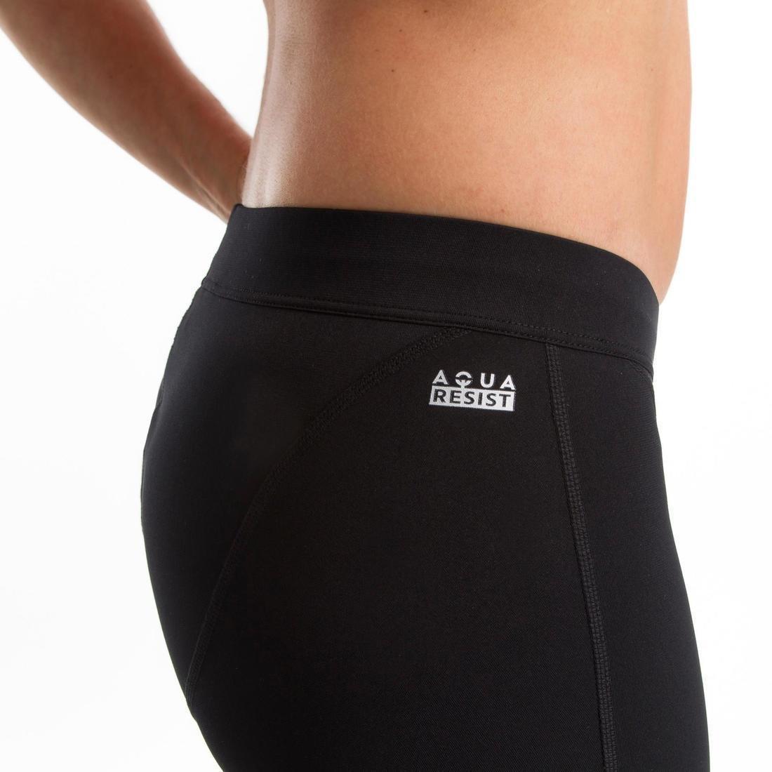 Womens Aquafitness Jammer Swimsuit Shorts Anna, Black, No Color, large image number 4