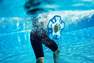 NABAIJI - XL/2XL  Aquabottom aquafitness Long Swim Shorts, Black