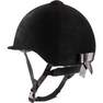 FOUGANZA - M/58cm 140 Velvet Horse Riding Helmet, Black
