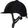 FOUGANZA - M/58cm 140 Velvet Horse Riding Helmet, Black