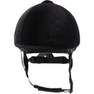 FOUGANZA - S/54cm 140 Velvet Horse Riding Helmet, Black