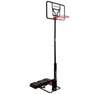 TARMAK - Polycarbonate B100 Easy Kids'/Adult Basketball Basket Tool-Free Adjustment, Black