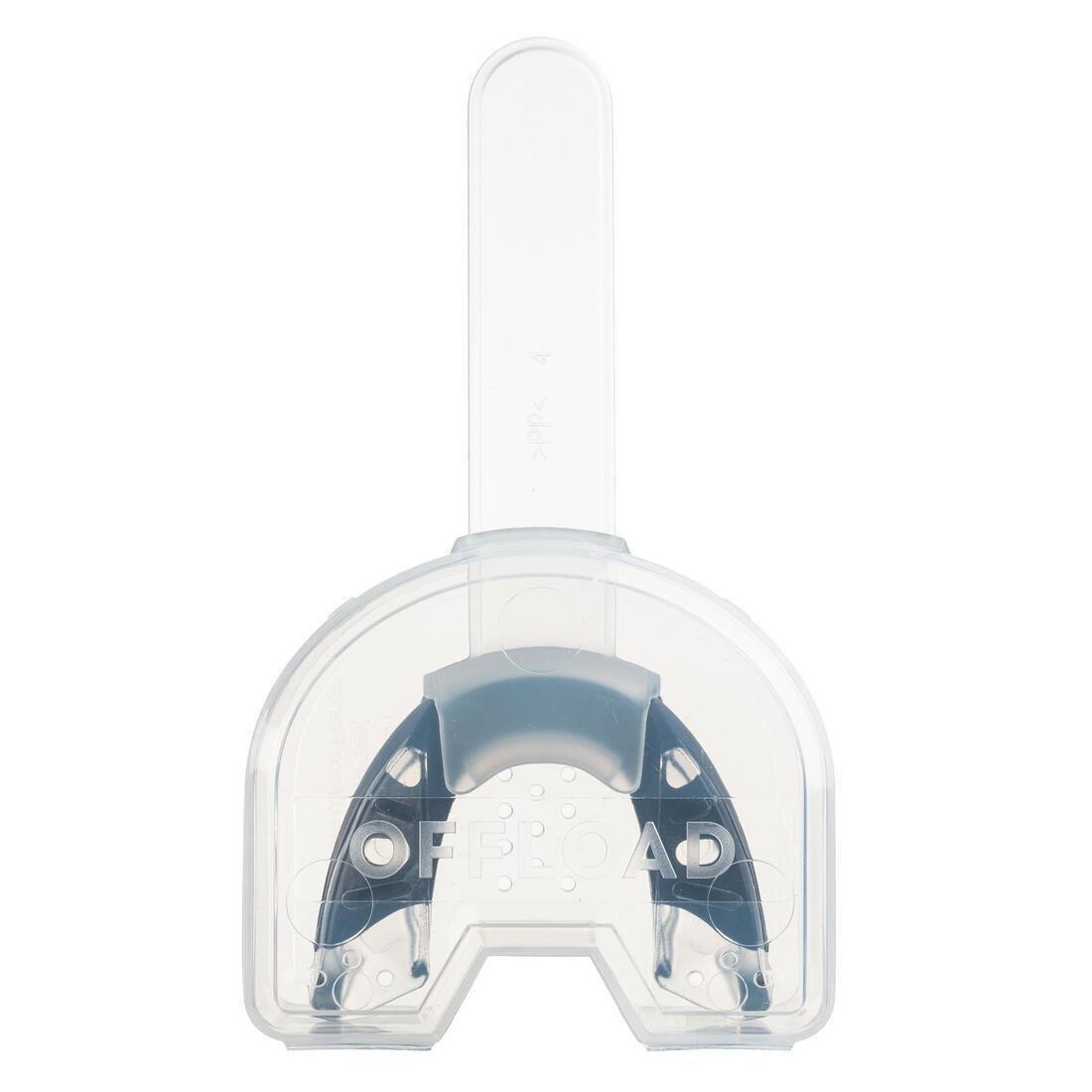 Rugby Mouthguard R500 Size L (Players Over 1.70 m), Petrol Blue, , large image number 4
