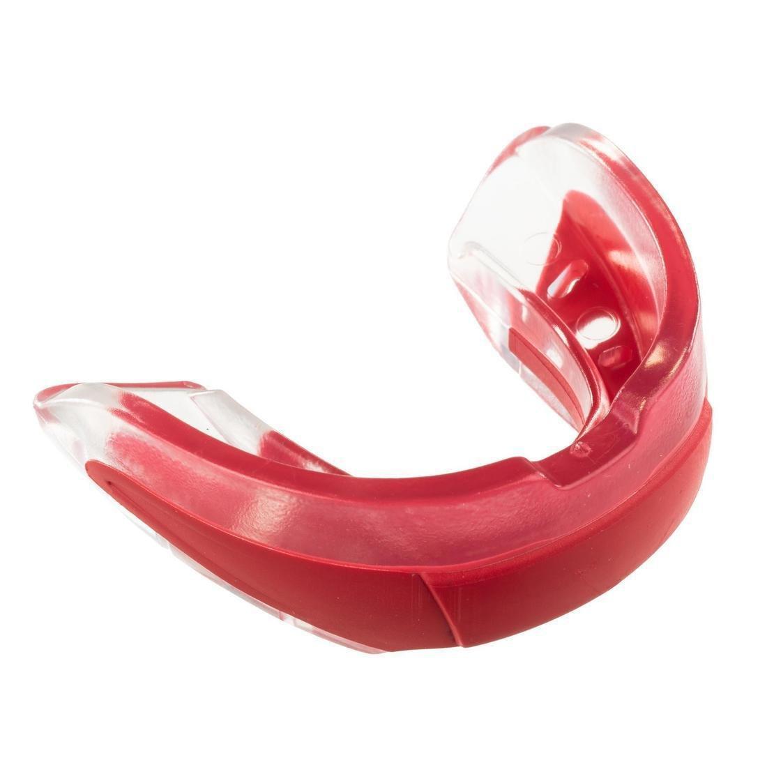 Rugby Mouthguard R500 Size L (Players Over 1.70 m), Petrol Blue, , large image number 10