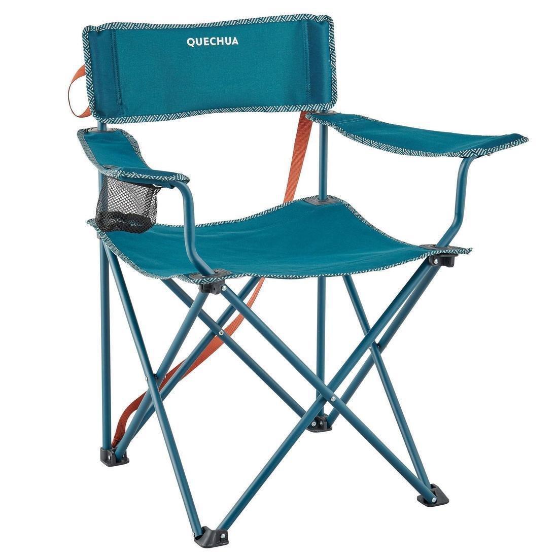 Unique Size  Folding Camping Chair - Basic, Dark Petrol Blue, , large image number 1