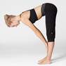 KIMJALY - W38 L31  Women's Eco-Friendly Gentle Yoga Cropped Bottoms, Black