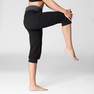 KIMJALY - W33 L31  Women's Eco-Friendly Gentle Yoga Cropped Bottoms, Black