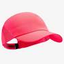 KALENJI - قبعة جري مرقشة قابلة للتعديل للرجال والنساء مقاس 54-58 سم، رمادي فاتح