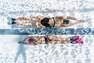 NABAIJI - EU 33-34  Silifins Short Swim Fins, Petrol Blue
