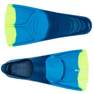 NABAIJI - EU 35-36  Silifins Short Swim Fins, Petrol Blue