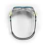 NABAIJI - Small  500 Active Swimming Mask, Size S , Clear Lenses, Snow White