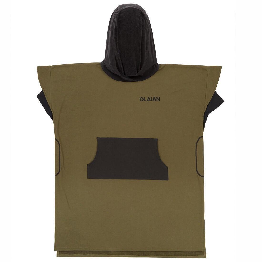 Adult Surf Poncho 500, Black, , large image number 8