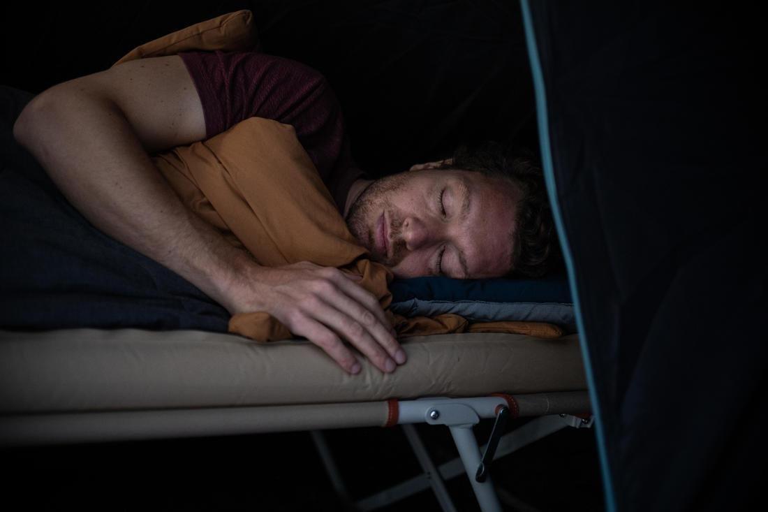 Cotton Sleeping Bag For Camping - Arpenaz 20� Cotton, Hazelnut, , large image number 12