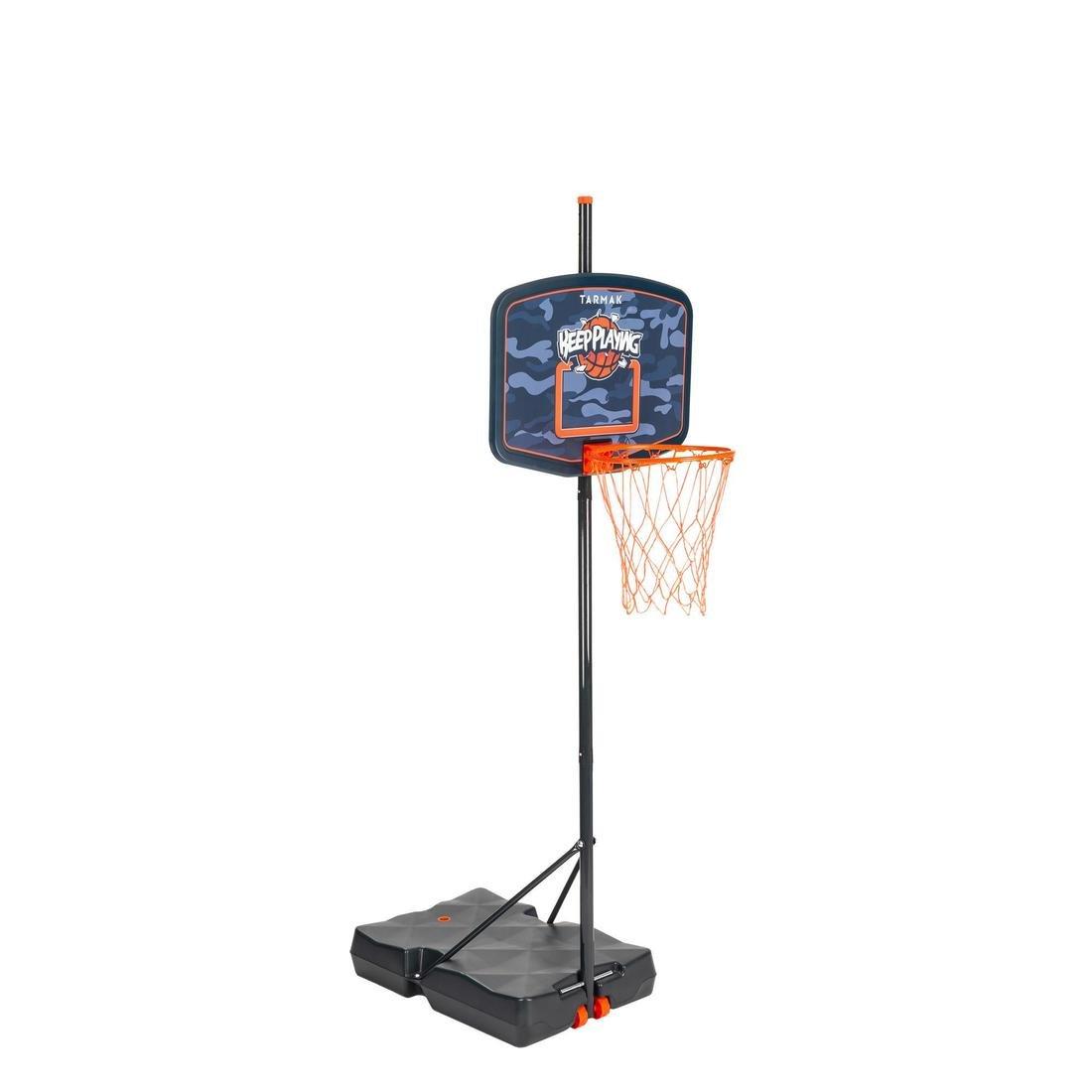 Kids' Basketball Hoop B200 Keep Playing1.6m-2.2m. Up to age 10, Galaxy Blue, No Color, large image number 2