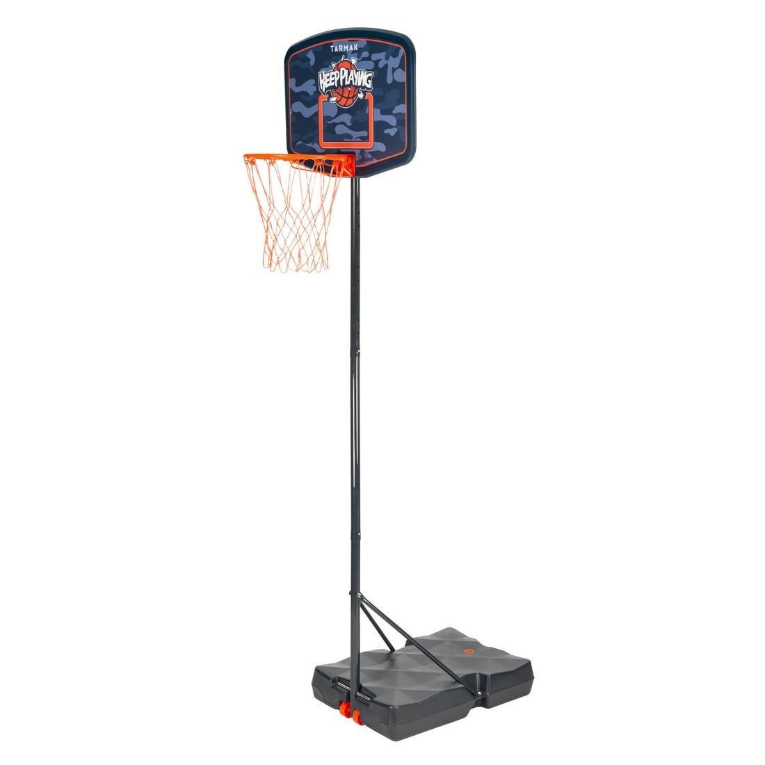 Kids' Basketball Hoop B200 Keep Playing1.6m-2.2m. Up to age 10, Galaxy Blue, No Color, large image number 3