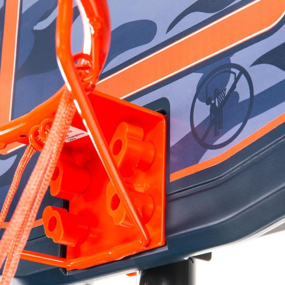 Kids' Basketball Hoop B200 Keep Playing1.6m-2.2m. Up to age 10, Galaxy Blue, No Color, large image number 5