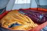 FORCLAZ - Medium  Trekking Mummy Pairable Sleeping Bag - Trek 500 5�C - Wadding, Yellow Ochre
