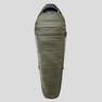 FORCLAZ - Large  Trekking Mummy Sleeping Bag - Trek 500 0�C Wadding Twinnable, Dark Ivy Green