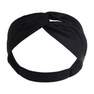 DOMYOS - Women's Cardio Fitness Headband with Elastic, Black