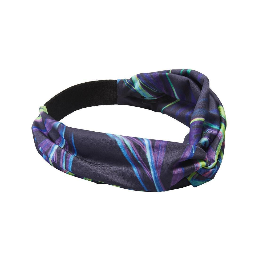 Women's Cardio Fitness Headband with Elastic, Black, , large image number 5