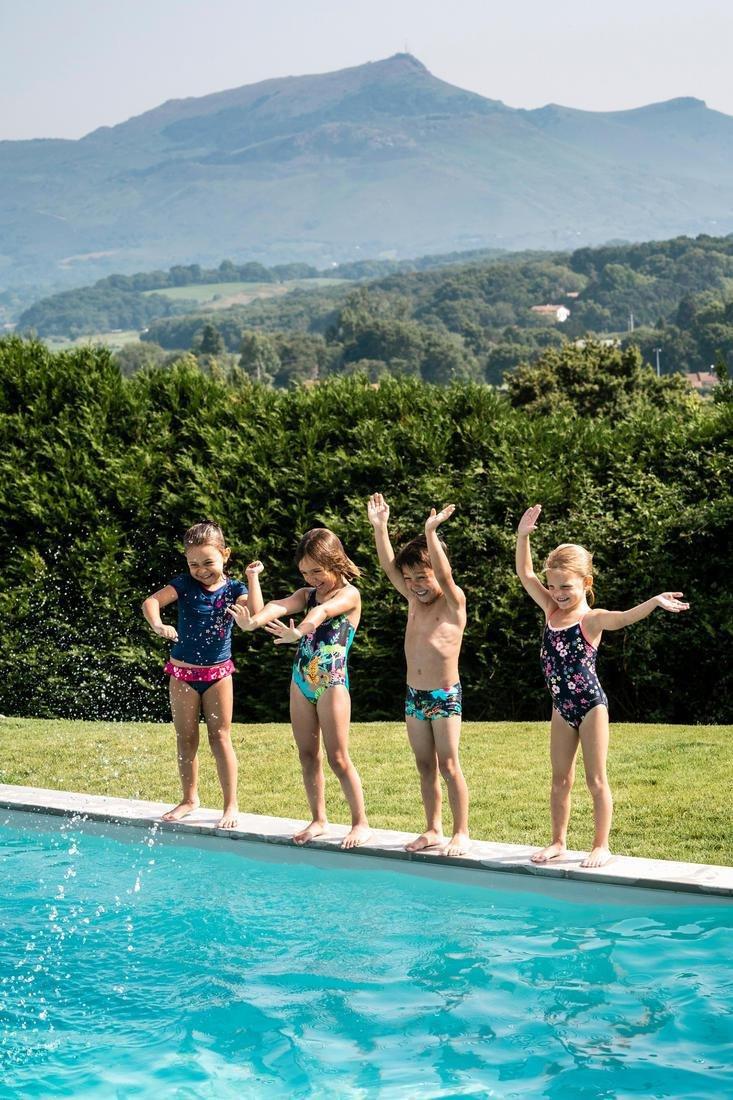 4-5Y BABY / Kids' Swimming Boxers -  Fish Print, Navy Blue, , large image number 14
