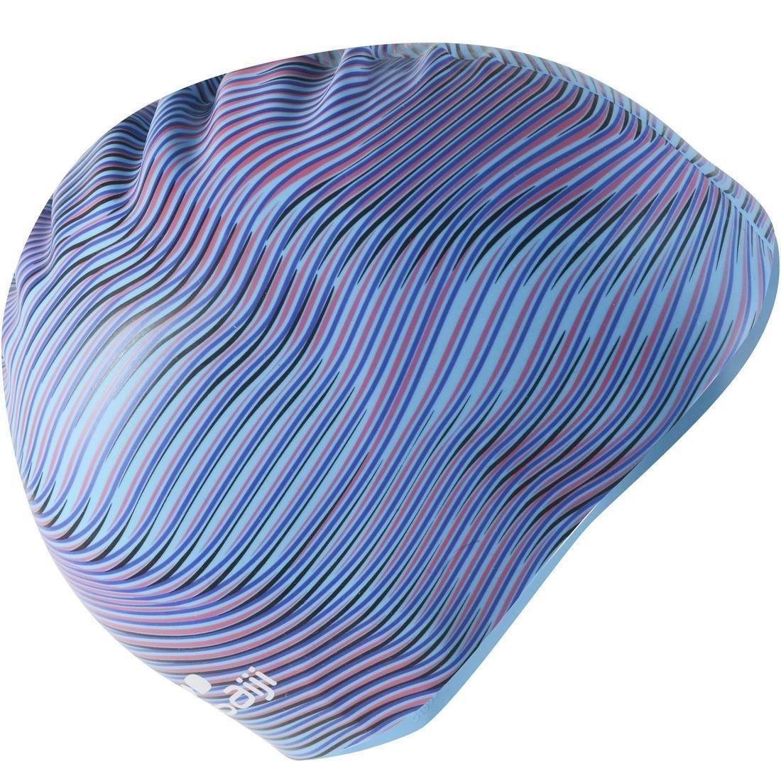 Silicone Australia Swim Cap, Light Blue, , large image number 5