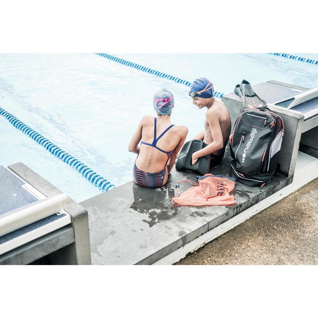 Silicone Australia Swim Cap, Light Blue, , large image number 6