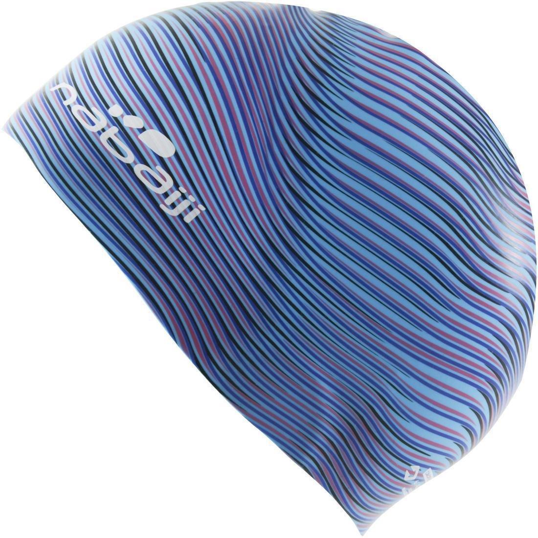 Silicone Australia Swim Cap, Light Blue, , large image number 8