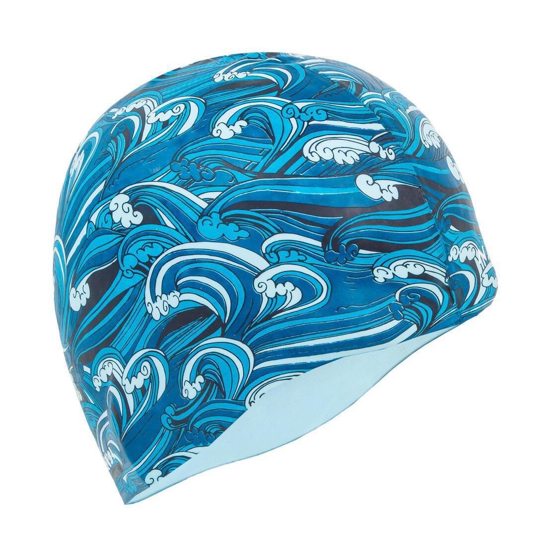 Silicone Australia Swim Cap, Light Blue, , large image number 12